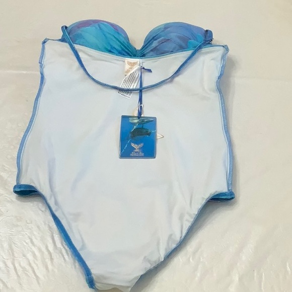 Lisa Blue WINGED ONES Sweetheart Bandeau 1pc - Celestial Blue (#18) - Picture 11 of 16